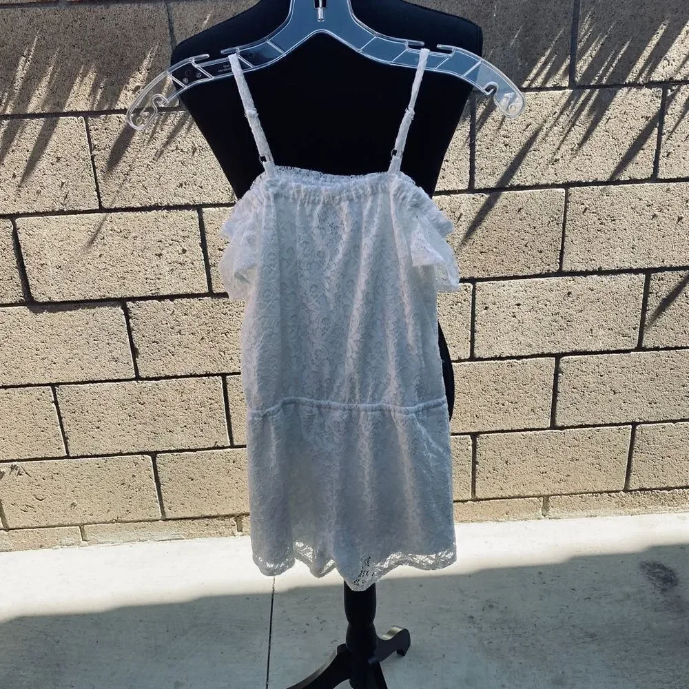 The Children’s Place Spaghetti Strap Off Shoulder Romper Size 7/8